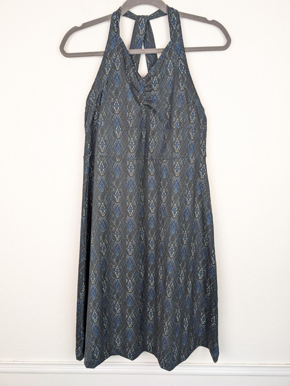 Merrell Ellsworth Dress Printed Activewear Summer Sporty Black Blue Size M